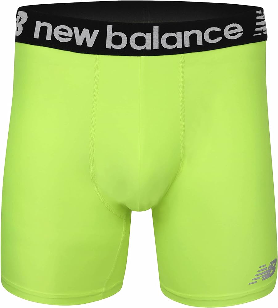 New Balance Men's 6" Dry Fresh, No FLY, Ultra Boxer Briefs (Pack of 1)