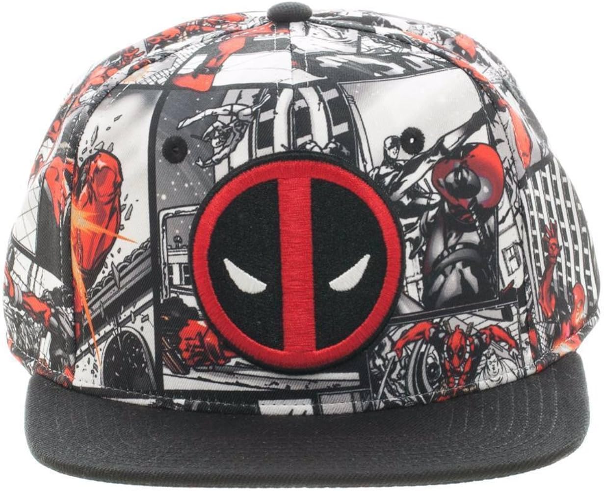 Deadpool Comic Book Panels Sublimated Snapback