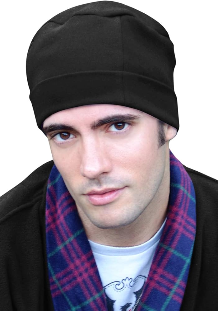 Mens Sleep Cap - 100% Cotton Night Cap for Men