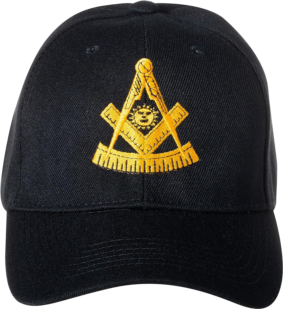 Artisan Owl Past Master Mason Embroidered Adjustable Men's Baseball Cap