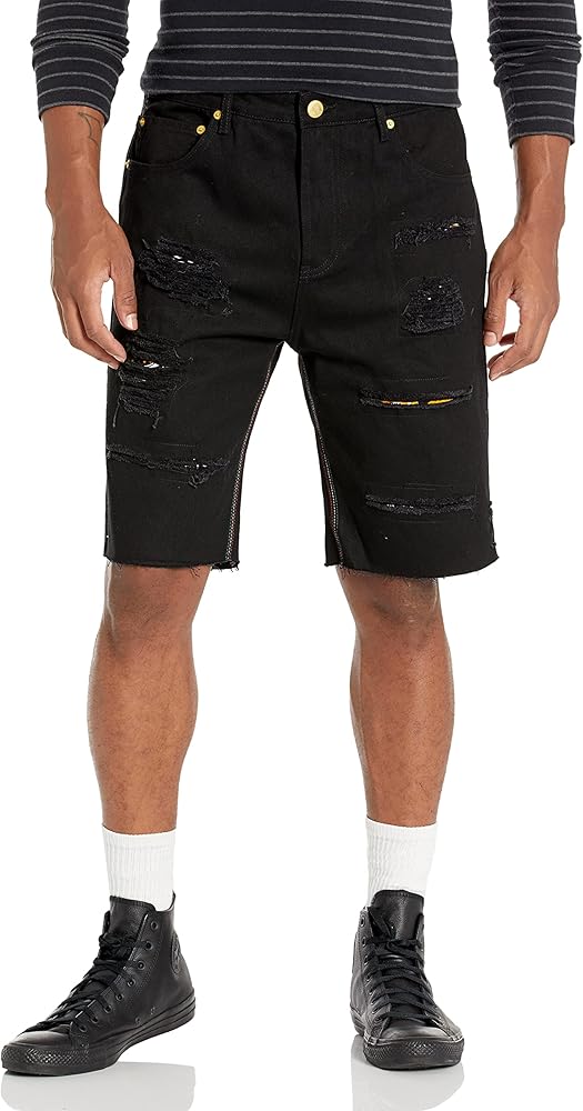 LRG Lifted Research Group Men's Denim Shorts