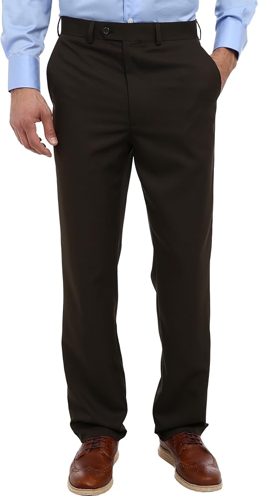 U.S. Polo Assn. Men's Solid Flat Front Pants