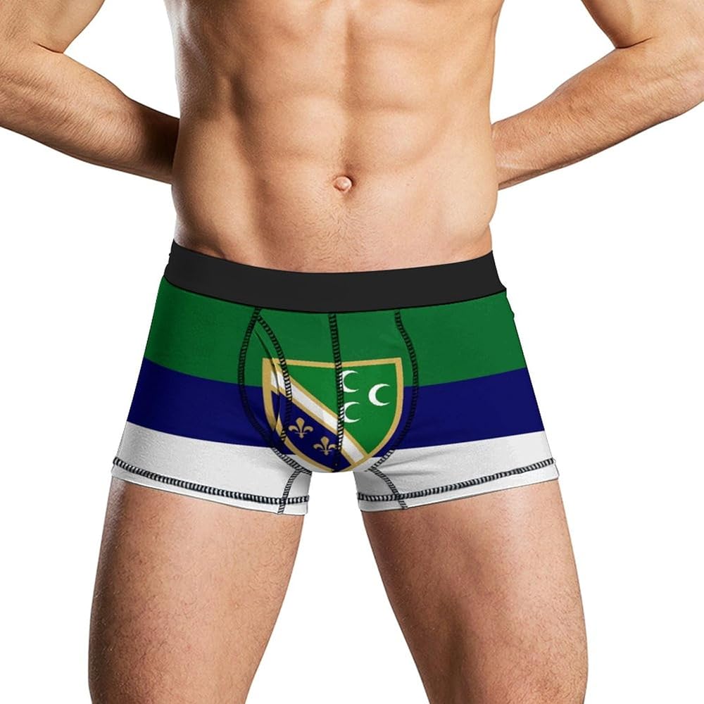 Sandzak Flag Men's Boxer Briefs Soft Lightweight Underwear Stretch Trunks