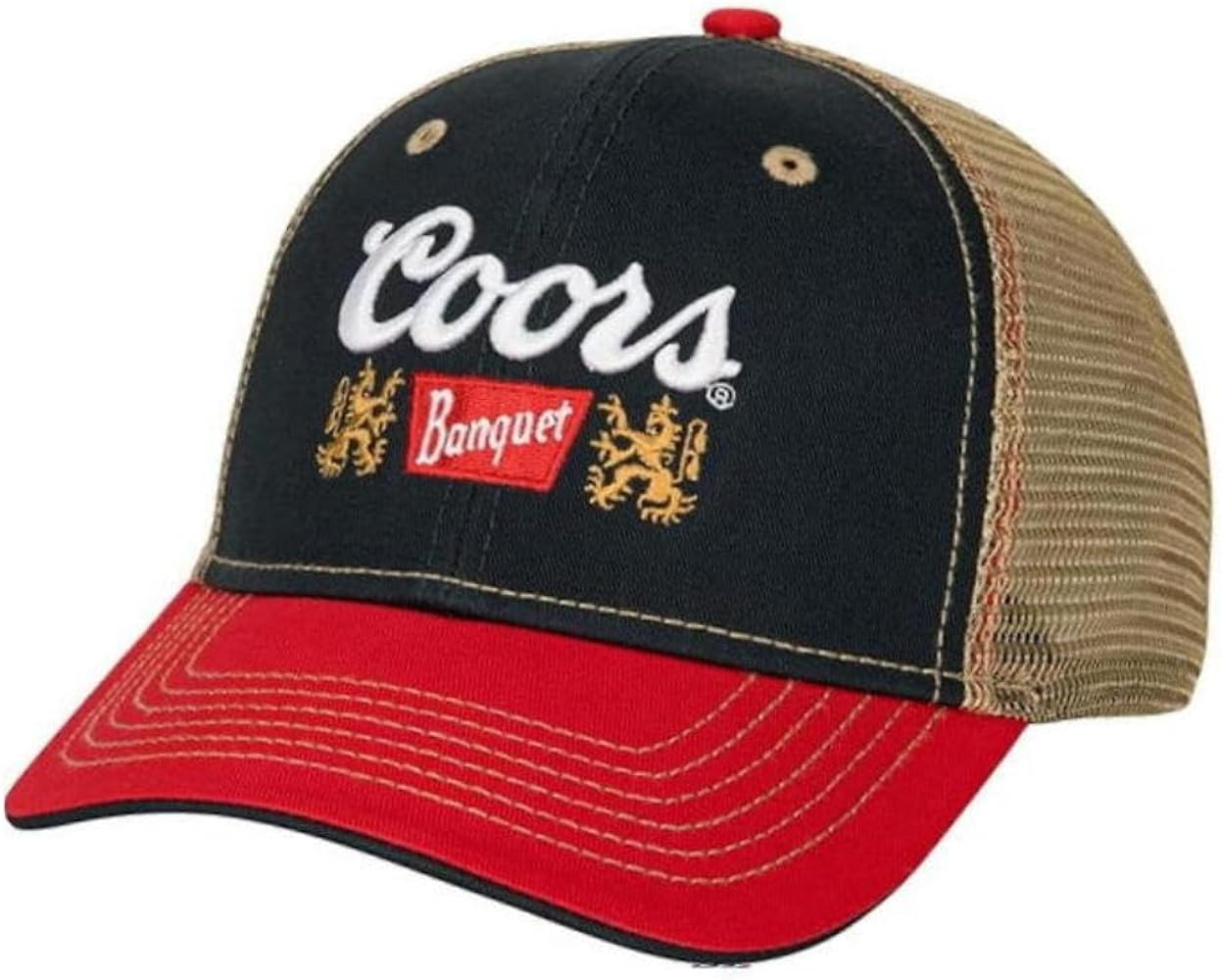 Coors Banquet Classic Logo Navy Colorway Mesh Snapback Hat