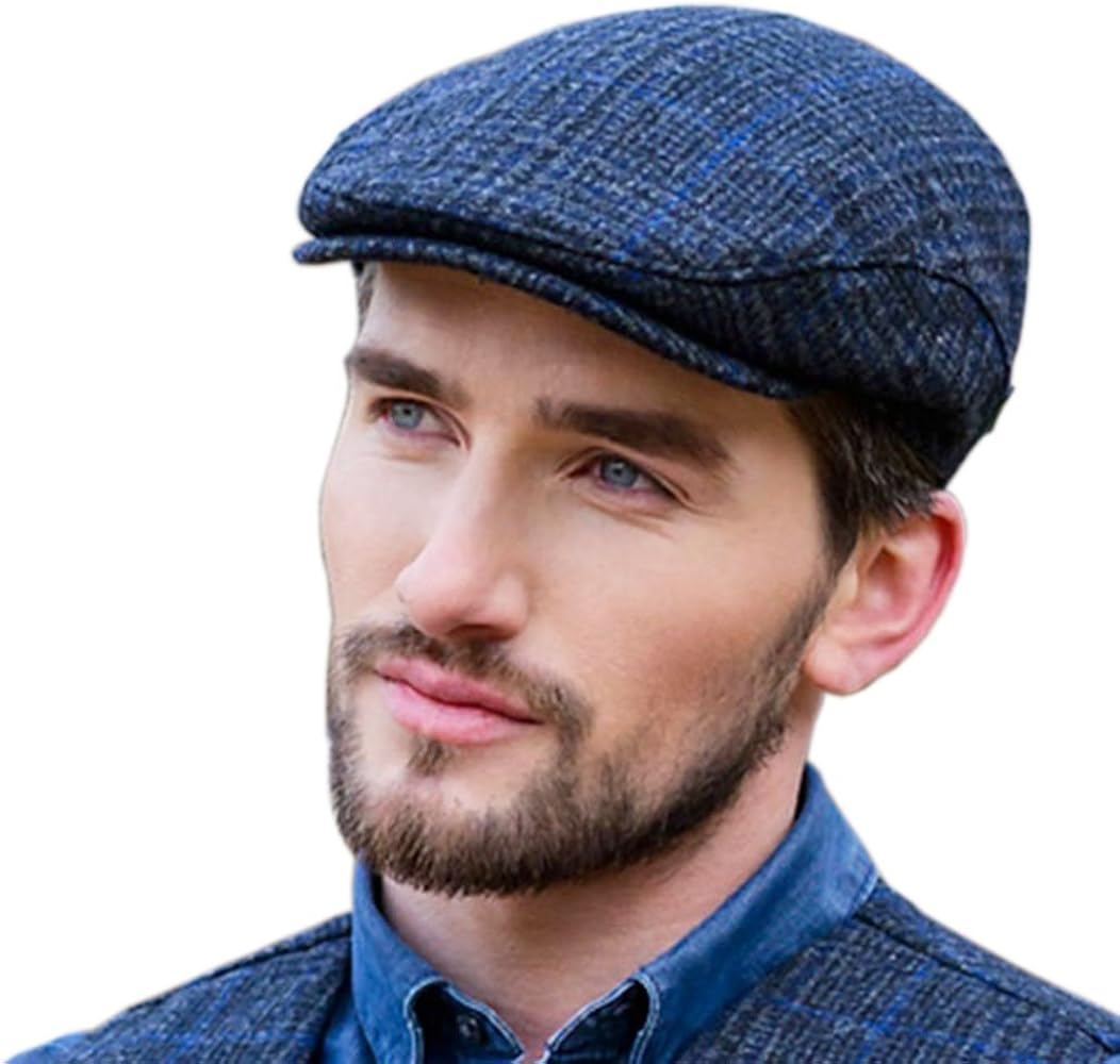 Irish Tweed Cap- Blue