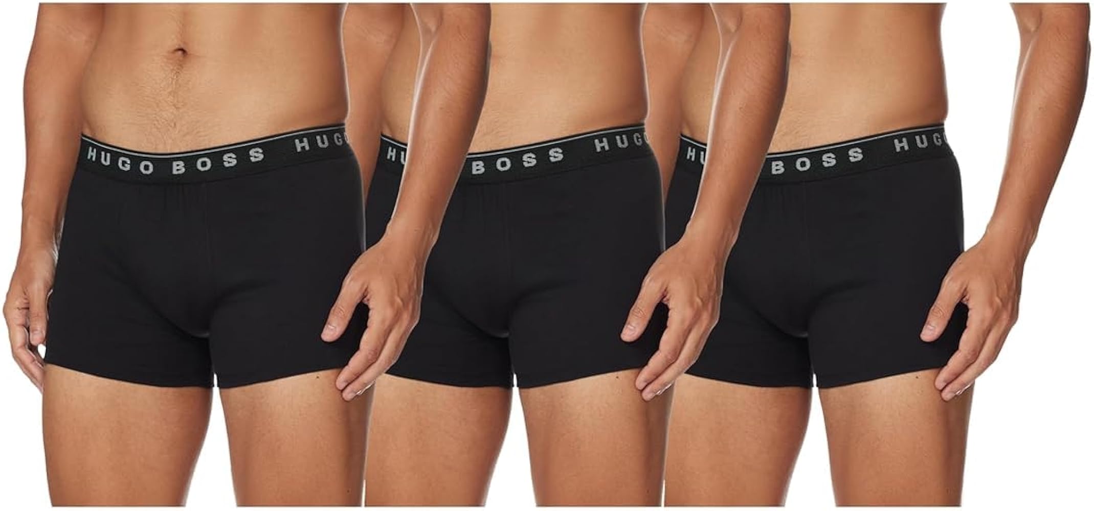 BOSS Men's Classic Cotton 3 Pack Trunks