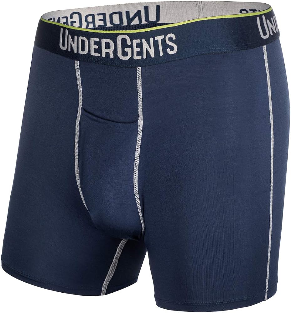 Men's 6” Leg Boxer Brief Underwear with Horizontal Fly & Ultra-Soft Comfort