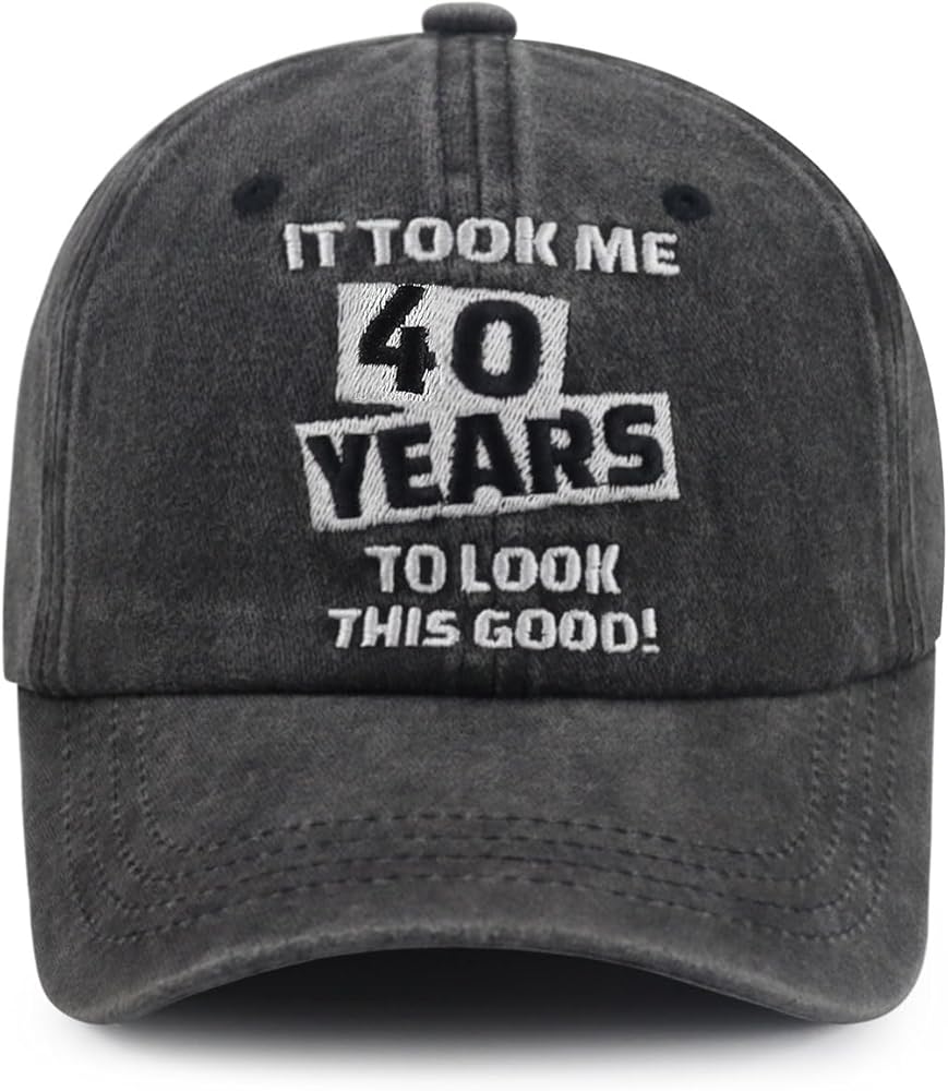 It Took Me 21 30 40 50 60 70 80 90 Years to Look This Good Hat for Women Men, Adjustable Embroidered Baseball Cap