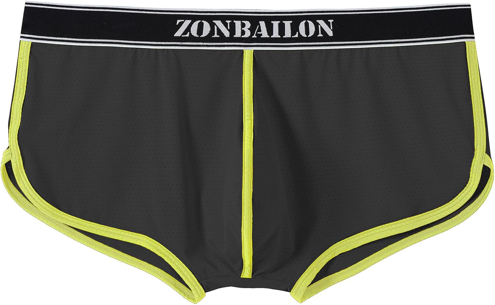 ZONBAILON Mens Mesh Shorts Sexy Short Trunk Running Breathable Underwear Sleep Pajama Panties Nylon