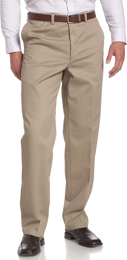 Savane Men's Flat Front Performance Chino Pant