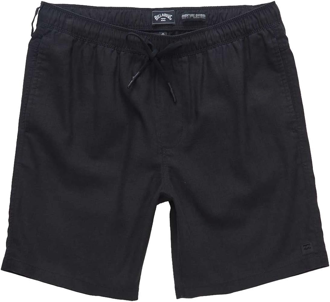 Billabong A/Div Surftrek Hemp Elastic Volley Shorts - Black