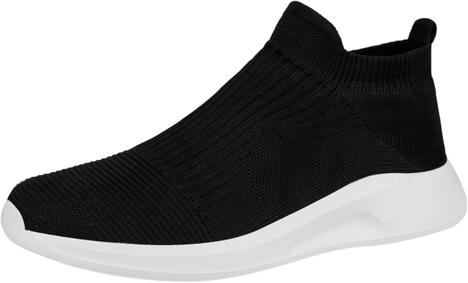 Fashion Spring and Summer Men Sports Shoes Flat Bottom Lightweight Slip On Fly Woven Mesh Breathable Comfortable Solid Color Casual and Minimalist Style Casual Sneaker Boots for Men