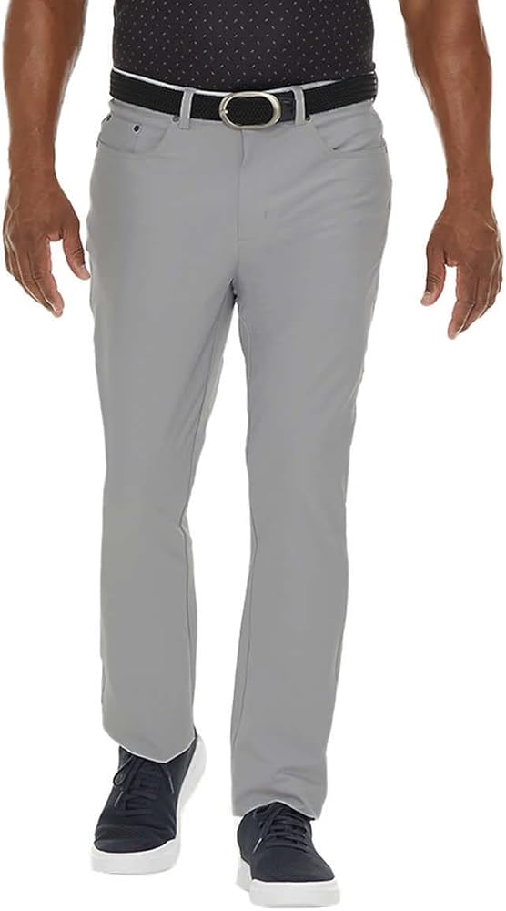 Greg Norman ML75 Performance Men's Pant |5 Pocket Pant Performance Pant|ML75 Luxury Microfiber - Gray 30W X 29L