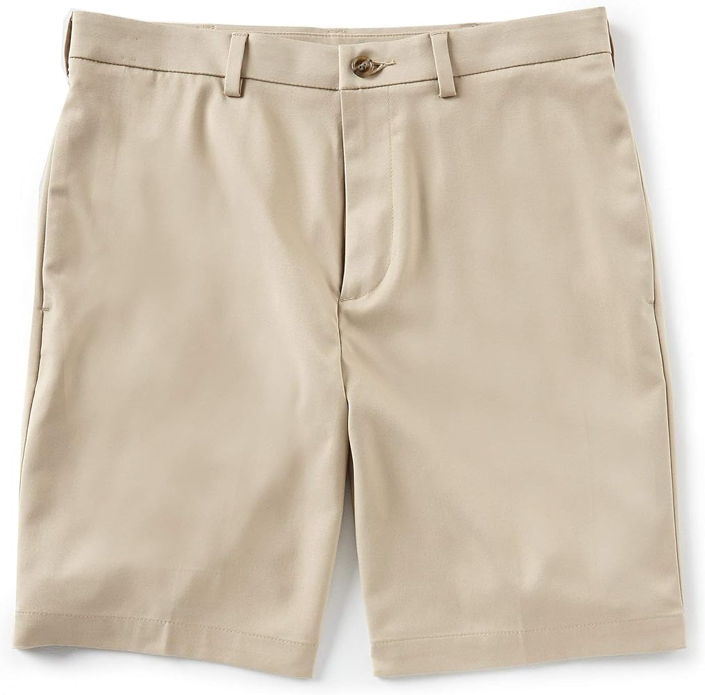 Roundtree & Yorke TravelSmart Flat-Front 9" Inseam Easy Care Ultimate Comfort Shorts S85HR400