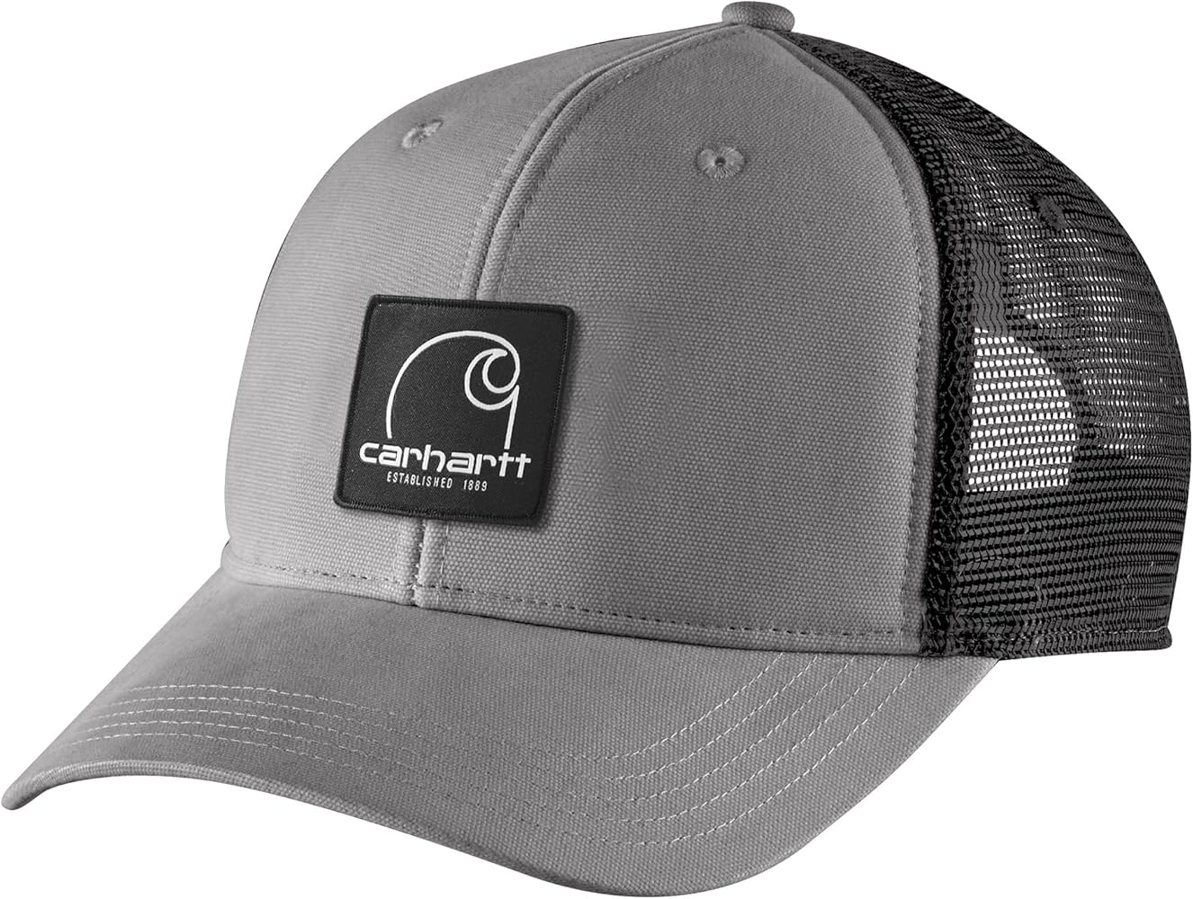 Carhartt Men's Canvas Mesh-Back C Patch Cap