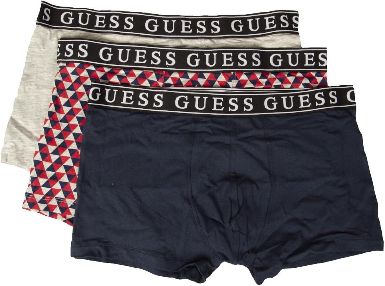 GUESS men's boxer 3-piece pack tripack exposed elastic cottonarticle U2VG00JR00A TRIPACK TRUNK