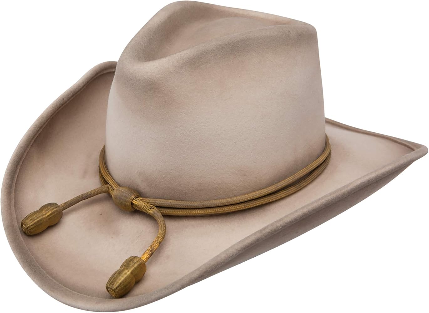 Stetson Men's Fort Crushable Wool Leather Hatband Cowboy Hat - Silverbelly