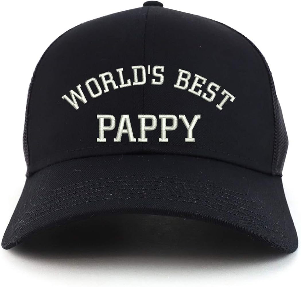 Trendy Apparel Shop World's Best Pappy Structured High Profile Trucker Cap