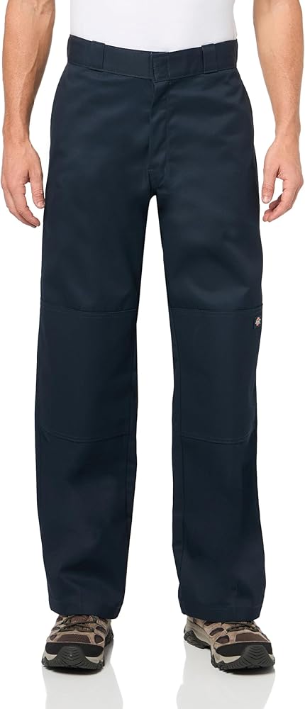 Dickies Men's Loose Fit Double Knee Work Pants, DARK NAVY