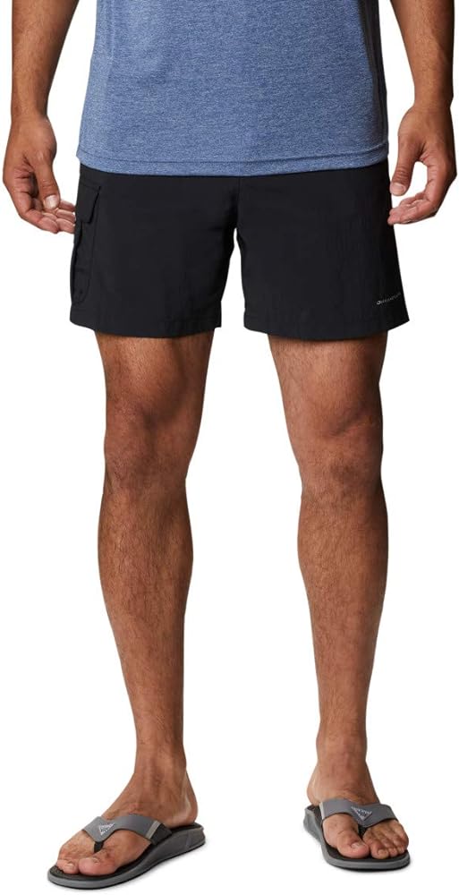 Columbia Men's PFG Bahama Short, Sun Protection, Quick Drying,Black,Smallx6