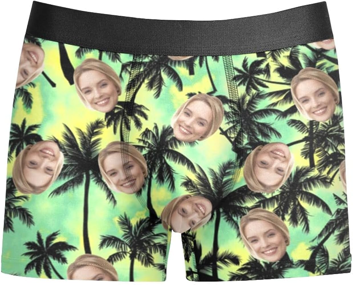 Custom Funny Boxer Briefs with Face Customized Print Underwear for Men Personalized Gifts for Boyfriend