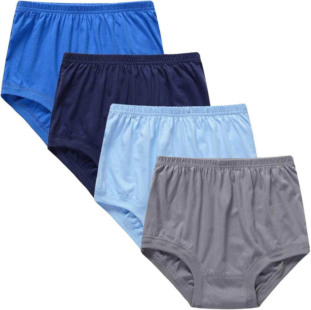 Men's Cotton Underwear High waist Briefs Soft Loose Classics Underpants