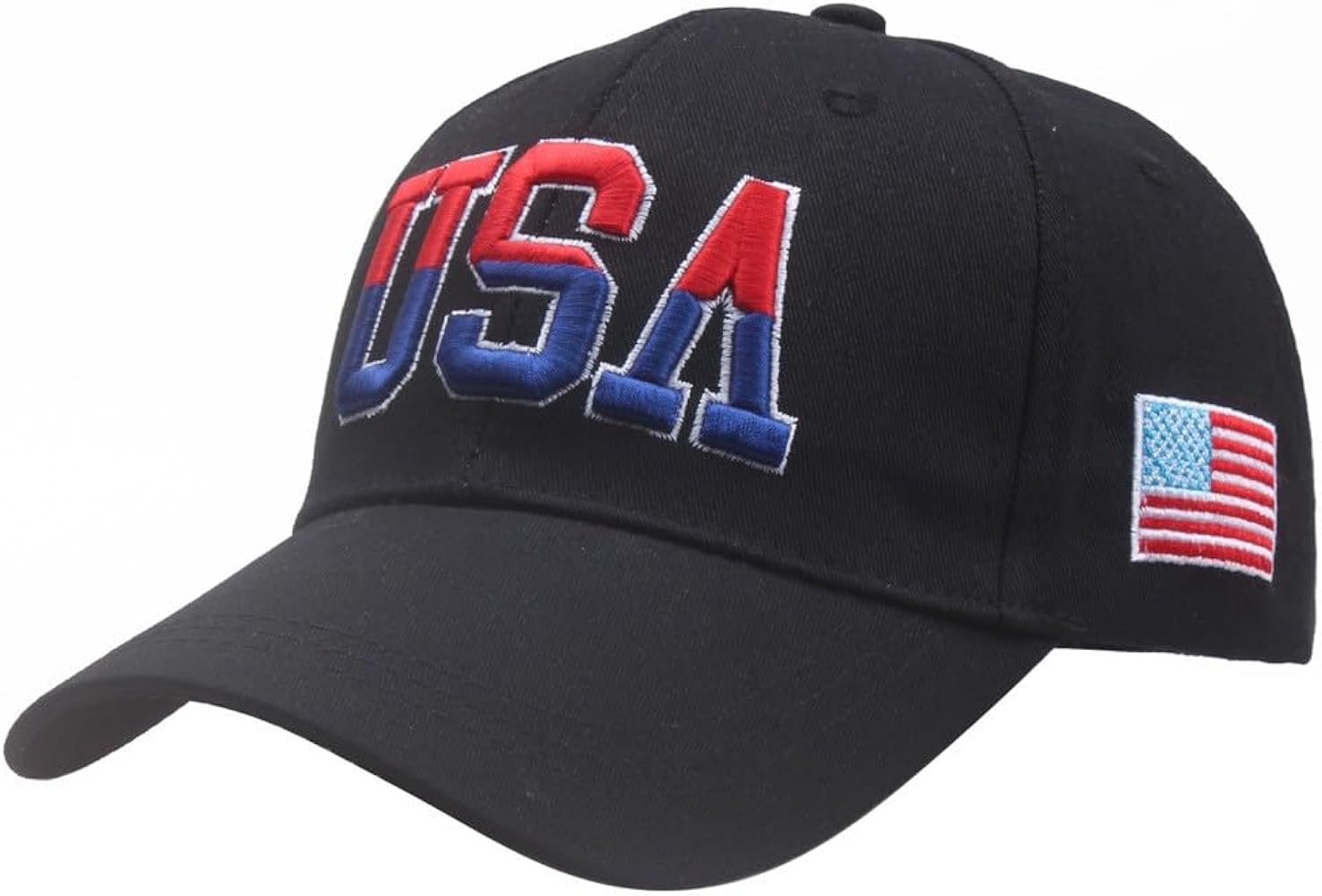 American Flag Hat Patriotic Hat USA Embroidered Baseball Hat Memorial Day Adjustable Baseball Cap for Men and Women