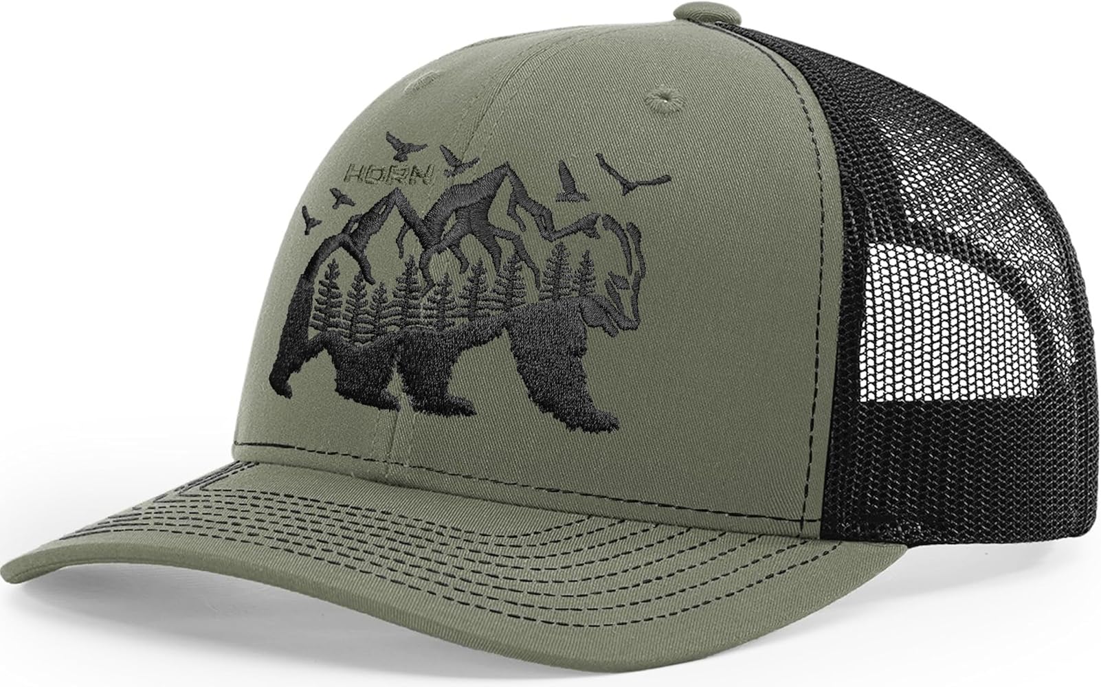 Trucker Hat - Bear Hat Edition (Loden/Black)