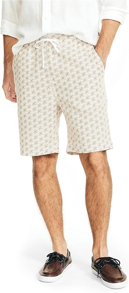 Nautica Men's Sustainably Crafted 8.5" Printed Cabana Short