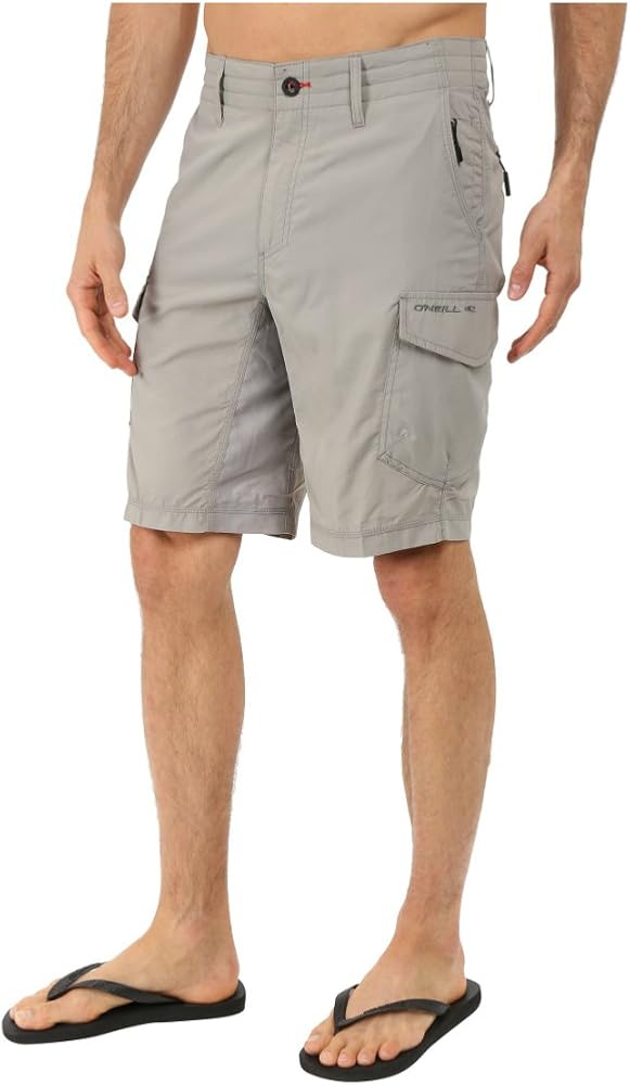 O'NEILL Men's GI Jack Traveler Cargo Pocket Hybrid Stretch Walk Short, 21 Inch Outseam [Extended Sizing - Up to Size 48]