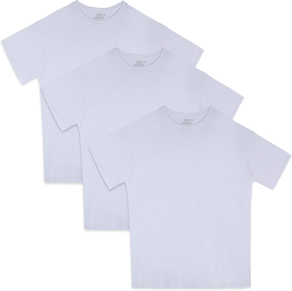 Fruit of the Loom Men's Big & Tall Breathable Undershirts