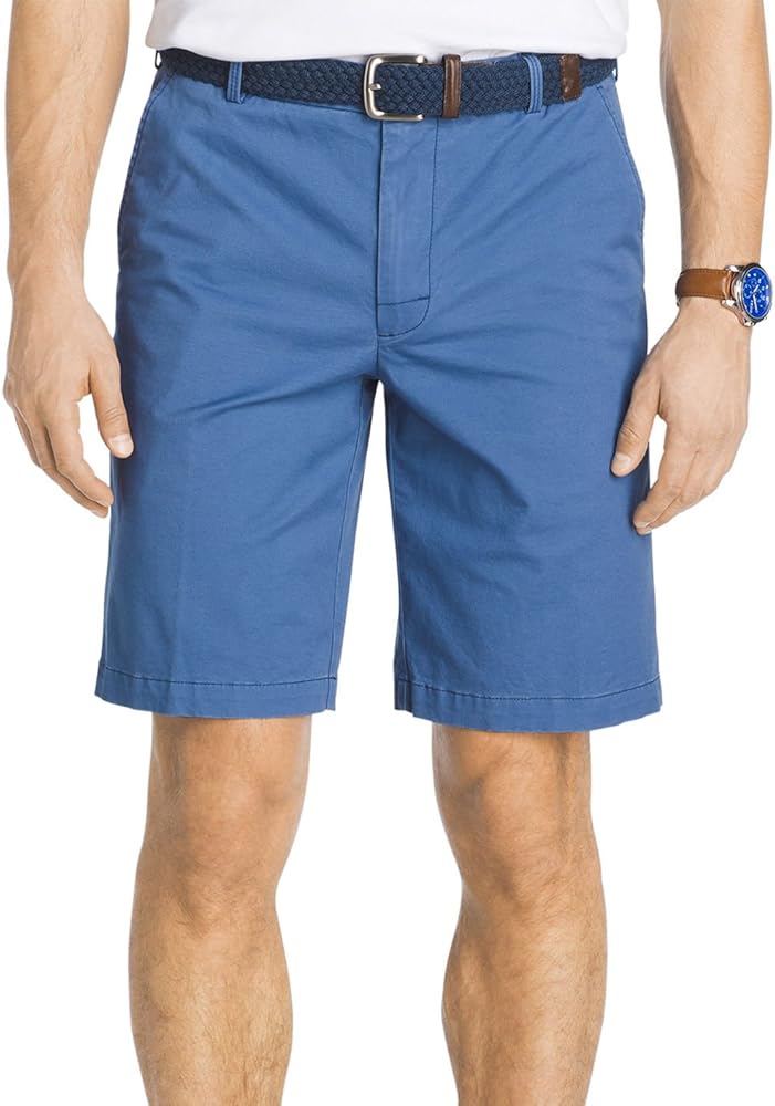 IZOD Men's Saltwater 10" Flat Front Chino Short