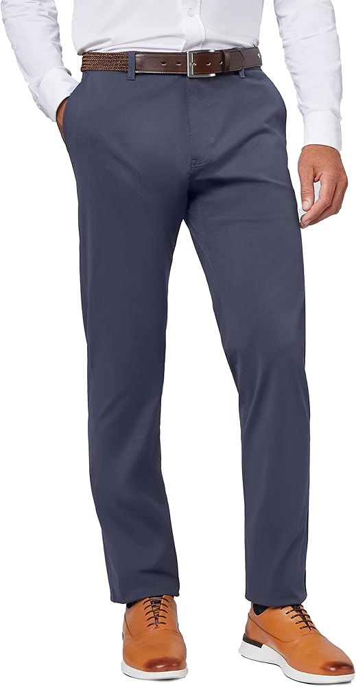 Rhone Commuter Men's Pants, Classic-Fit Mens Dress Pants, All-Day Comfort, Stretch Fabric, Work Pants for Men, Relaxed-Straight Leg Mens Casual Pants, Wrinkle Resistant Iron W40-33L