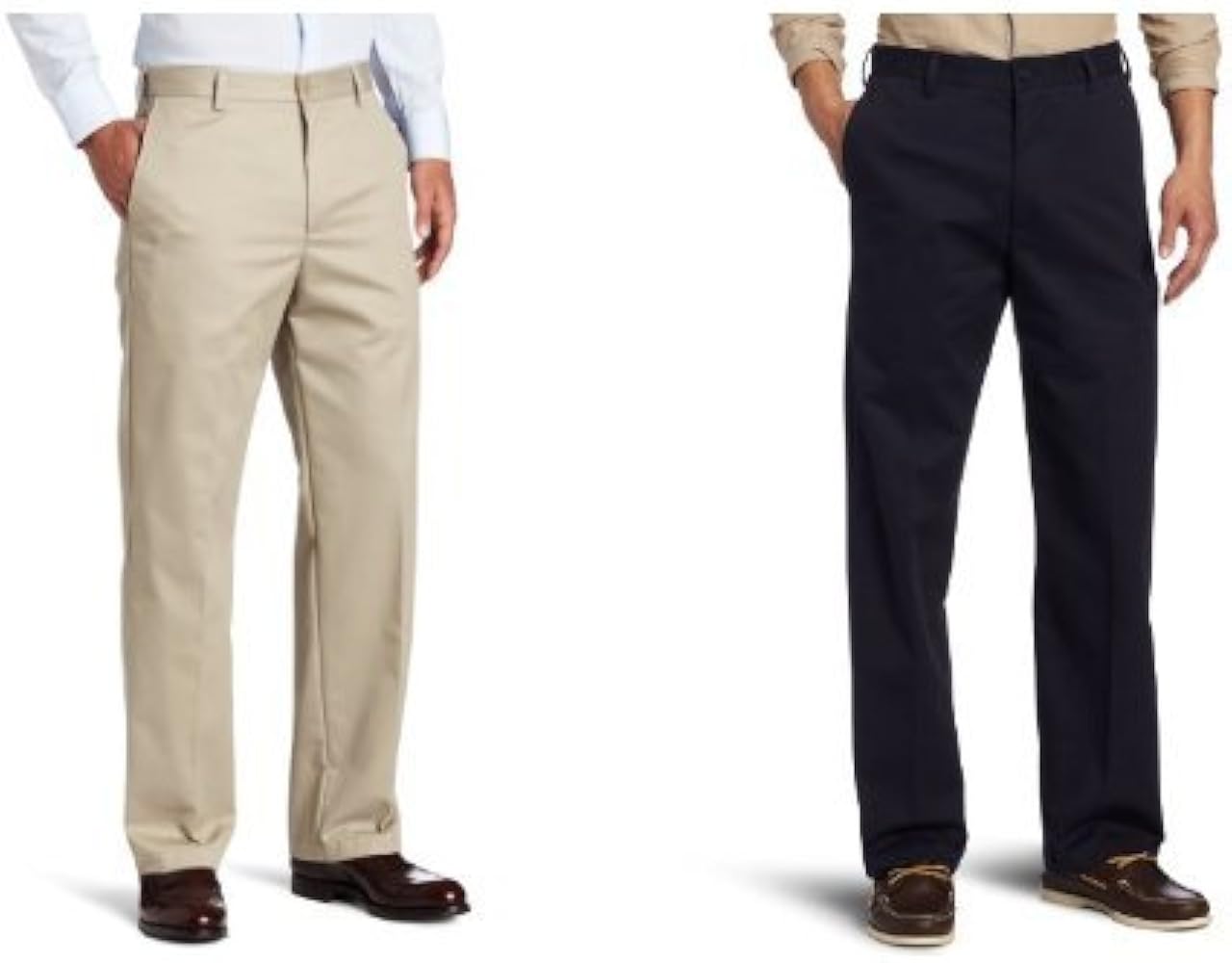 IZOD Men's American Chino Flat Front Straight Fit Pant