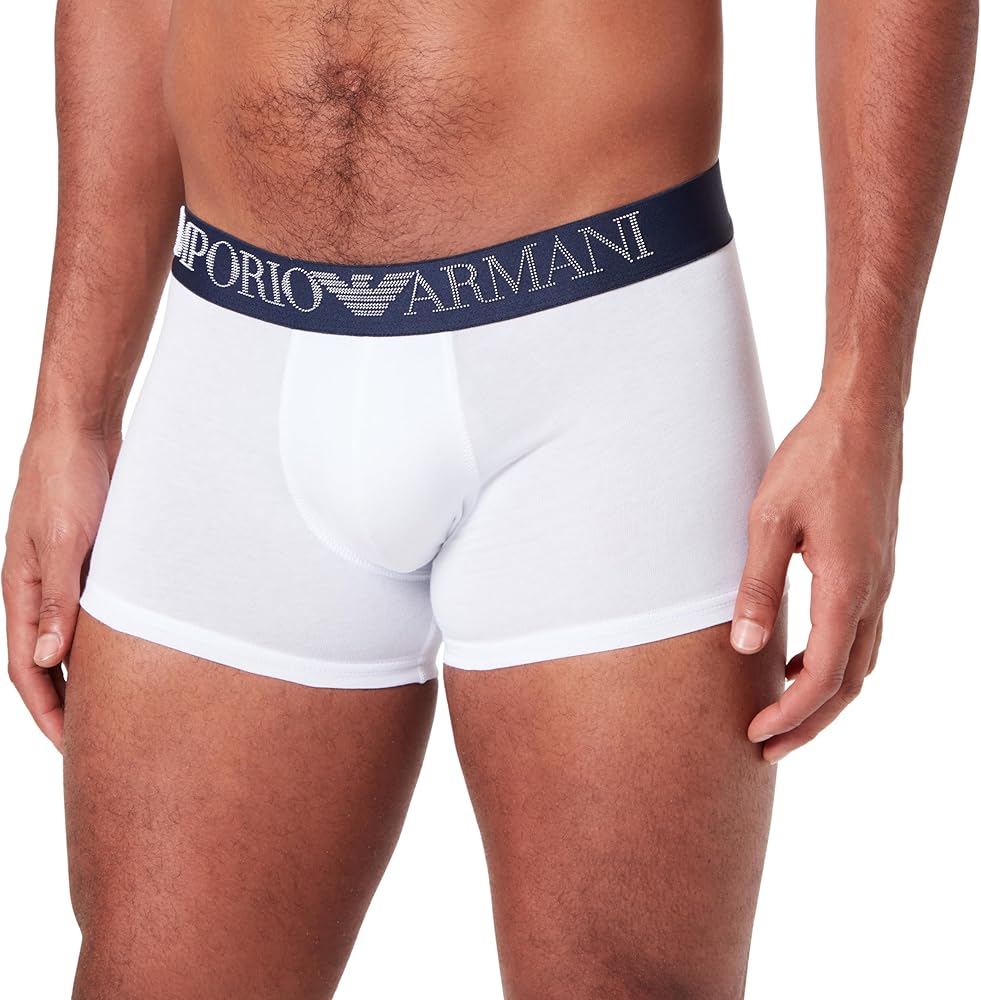 Emporio Armani Men's Rubber Pixel Logo Trunk