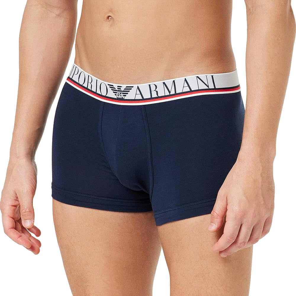 Emporio Armani Men's Underline Logo Trunk