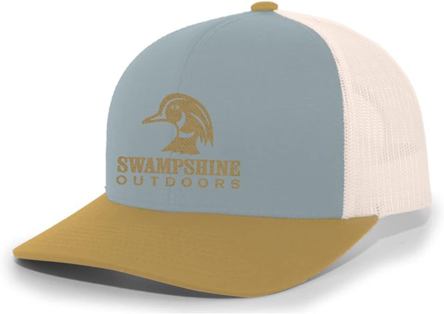 Outdoors Classic Duck Logo Hunting Hat Mens Classic Embroidered Mesh Back Trucker Hat Baseball Cap