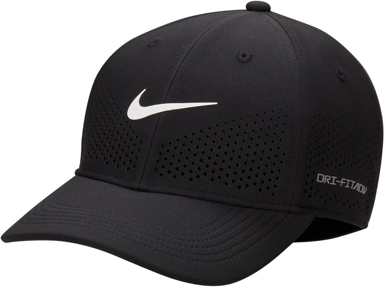 Nike Structured Swoosh Cap MD | LG Black | White