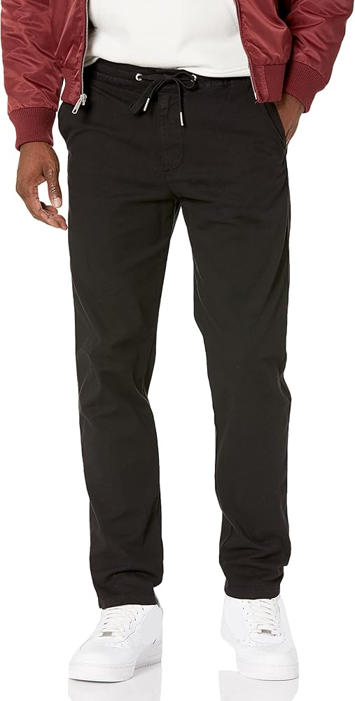 Armani Exchange Men's Drawstring Stretch Cotton Trousers