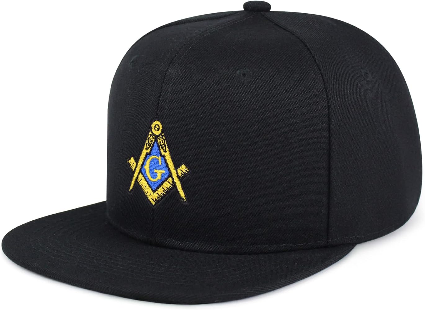 Masonic Symbol Hip-Hop Snapback Hat Embroidered Baseball Cap Freemason