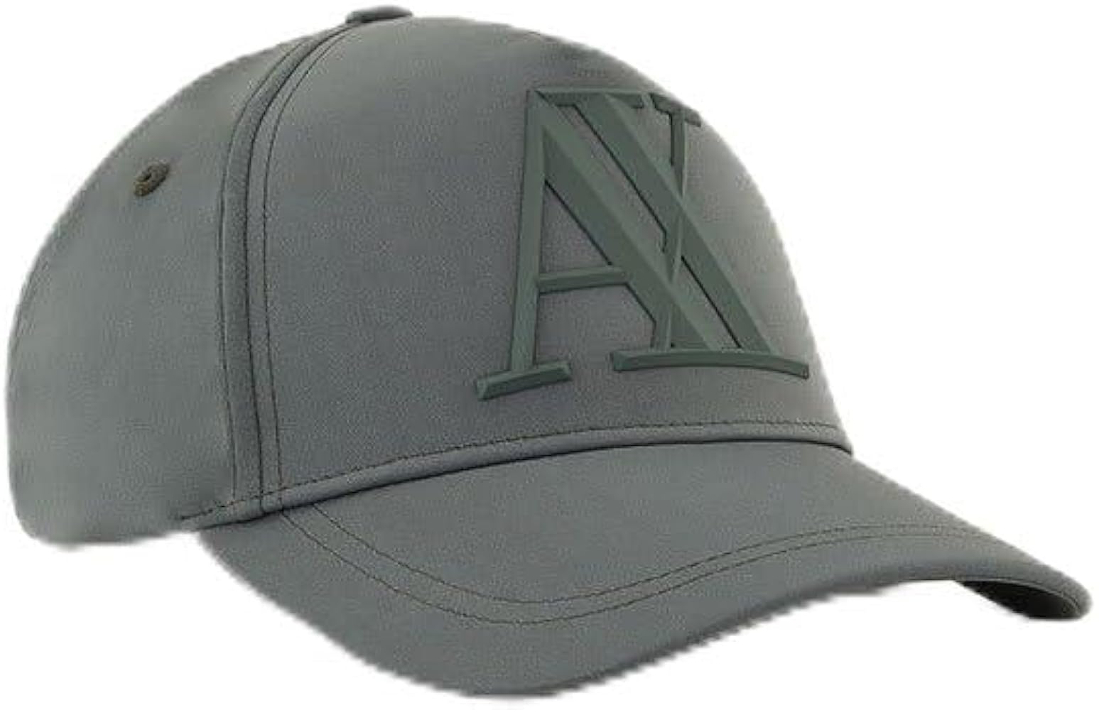 Armani Exchange Men's Rubber Ax Logo Baseball Hat