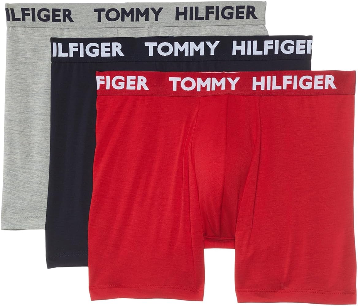 Tommy Hilfiger Men's Statement Flex 3-Pack Boxer Brief