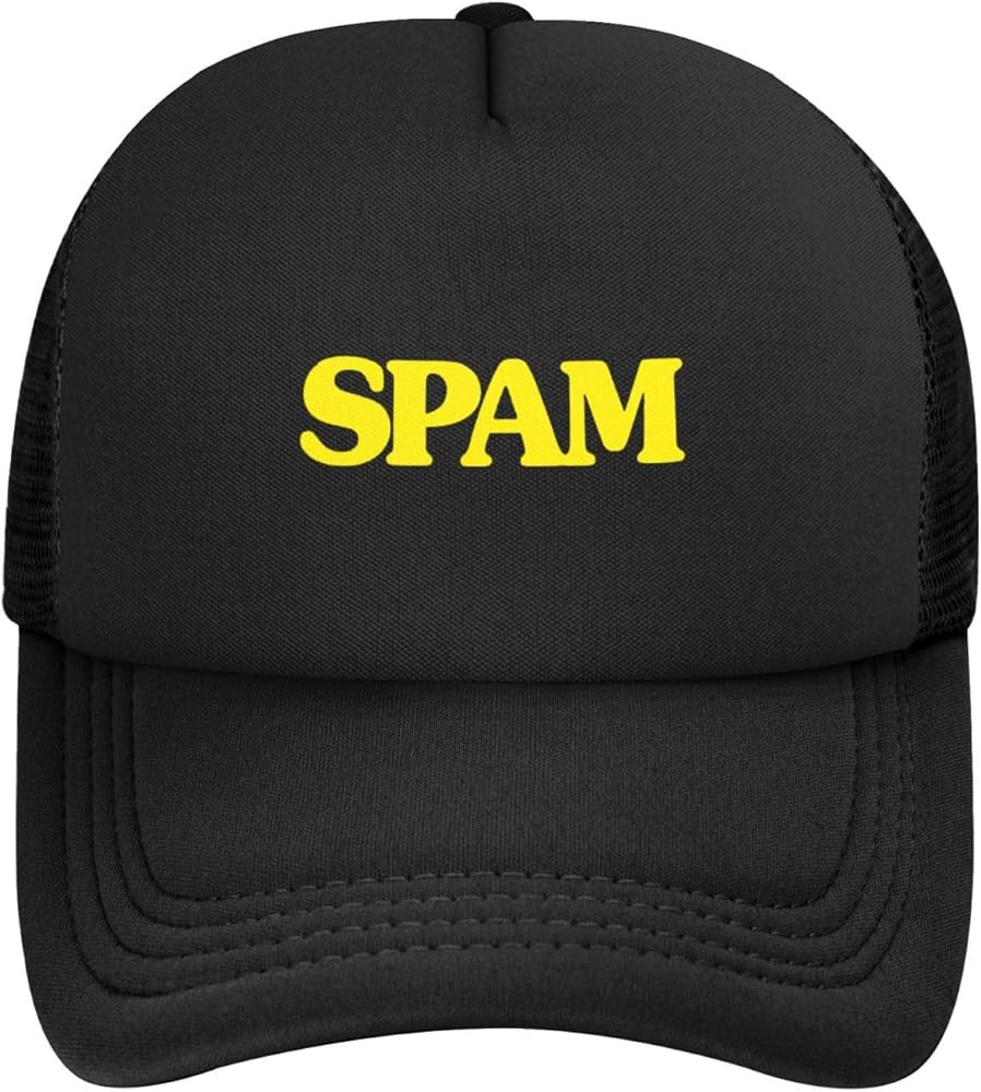 Spam Hat Adult Mesh Baseball Cap Trucker Sun Visor Outdoor Sports Cap for Men Women