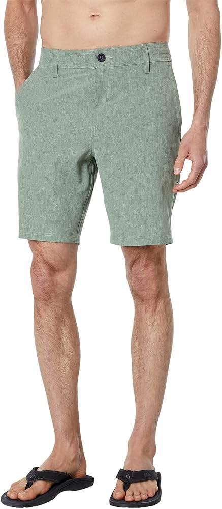 O'NEILL Men's 19 Inch Reserve Heather Hybrid Shorts - Water Resistant Mens Shorts with Quick Dry Stretch Fabric and Pockets