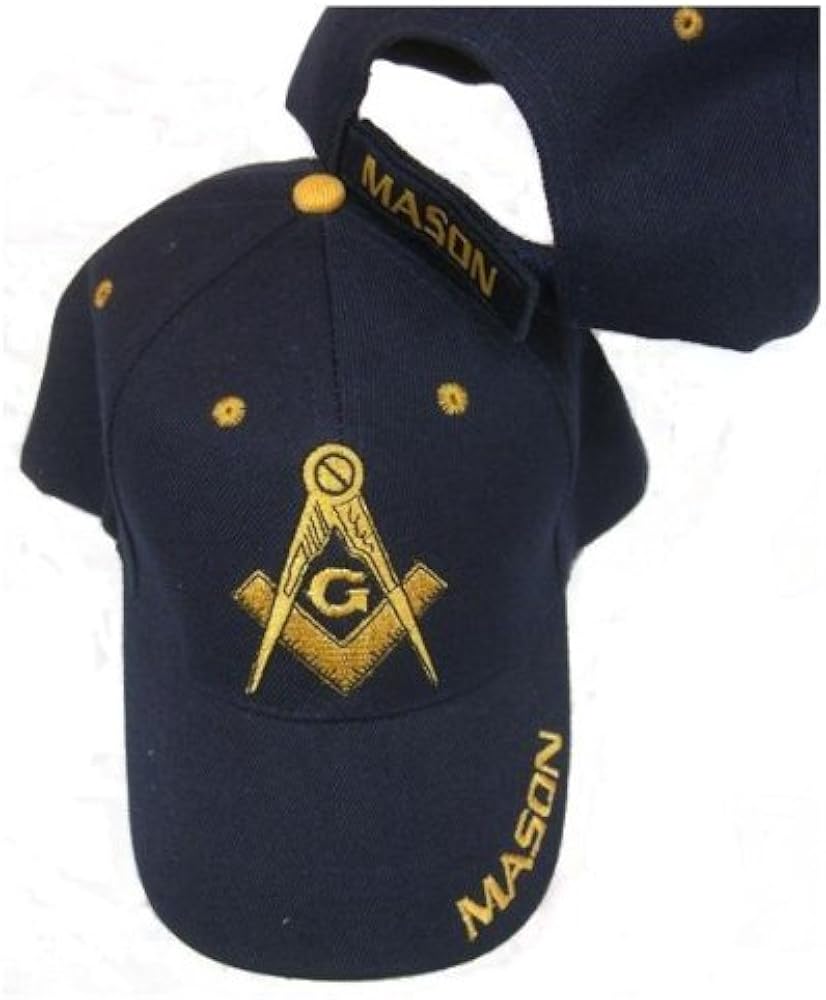 Freemason Embroidered Adjustable Hat Mason Masonic Lodge Baseball Cap