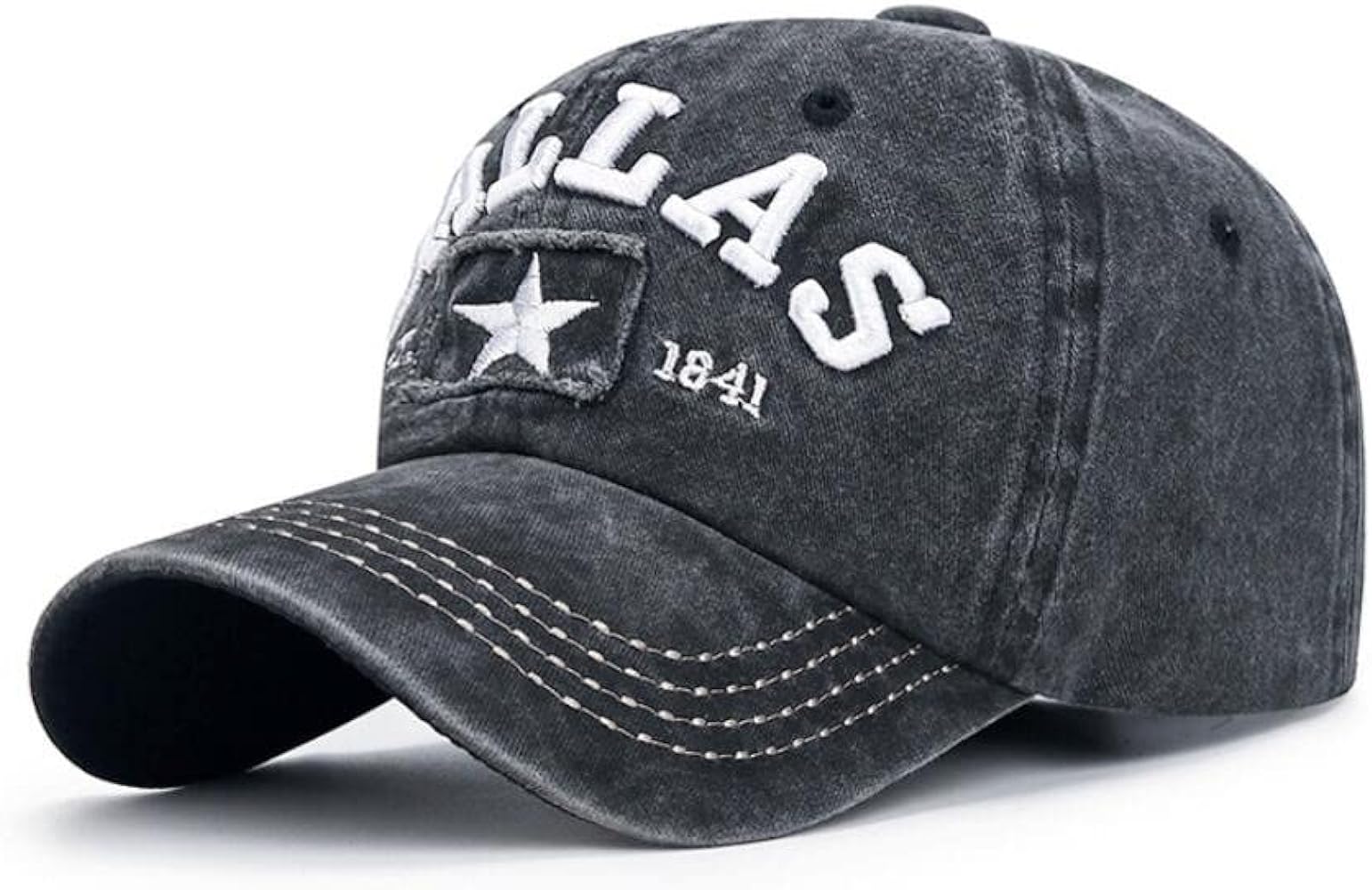 Vintage Dallas Cotton Baseball Cap Men Women Retro Sports Outdoor Casual Sun Hat