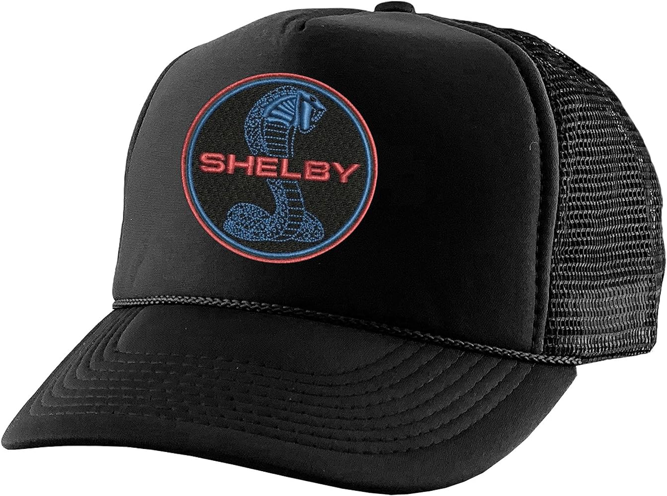 Shelby Cobra Trucker Hat Embroidered Adult Baseball Cap Adjustable Snapback