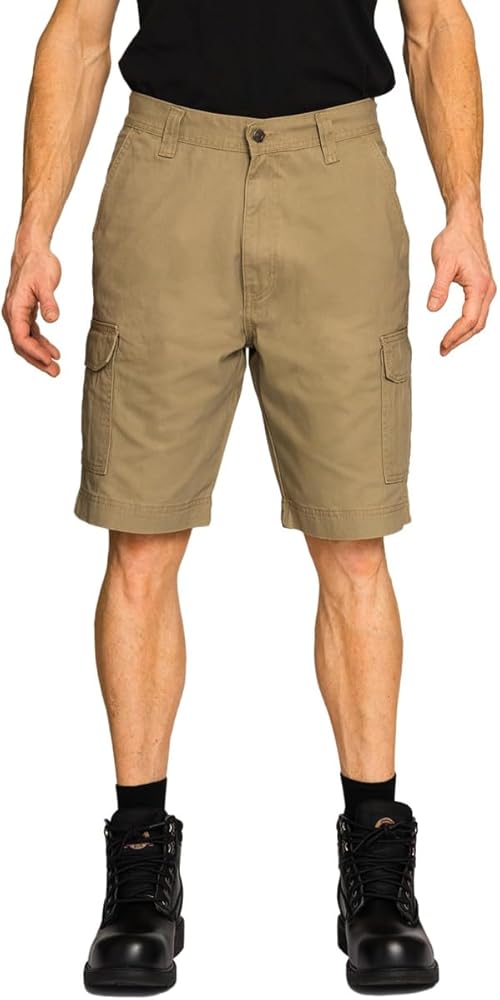 Big Men's Cargo Shorts with Expandable Waist