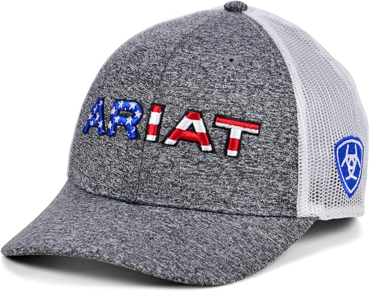 ARIAT Patriotic Label Logo Cap Gray OSFM