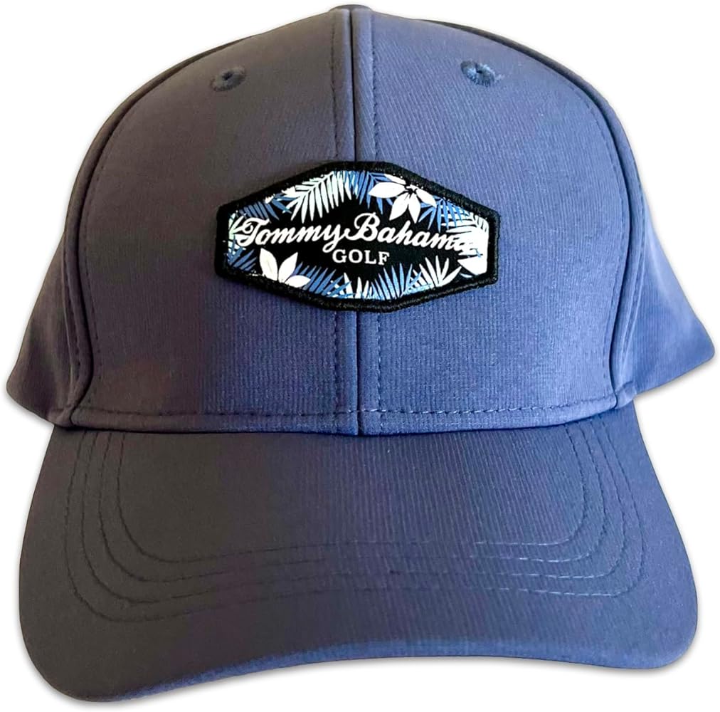 Tommy Bahama Men's Logo Baseball Tip Your Cap Hat (US, Alpha, One Size, Periwinkle Blue, Golf Logo)